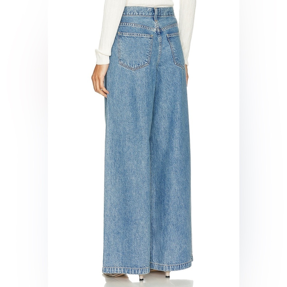 AGOLDE Ellis Trouser Jeans – Baffle, Wide Leg, Made in USA size 23 - Picture 14 of 15